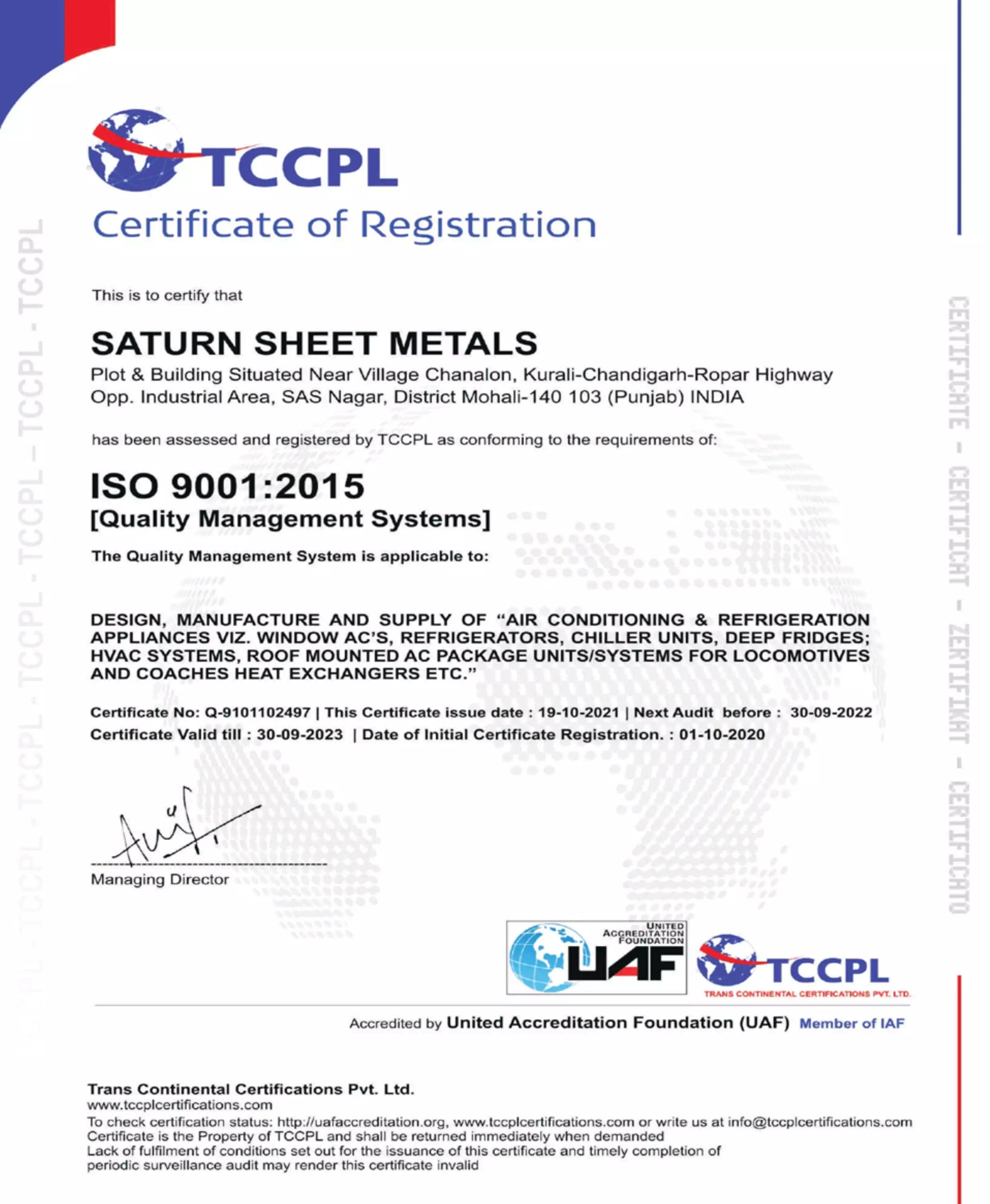 Cerfication Certification